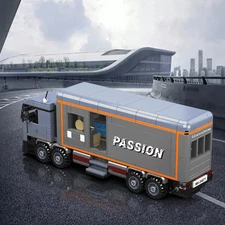 Mould King Fuel Tanker Truck Heavy-outy Motorhome Container Truck Building Block