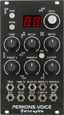 Erica Synths Perkons Voice Drum Machine Eurorack Module
