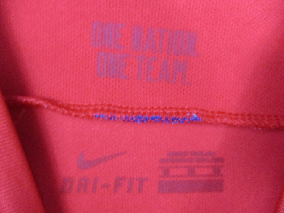 Camiseta de fútbol para mujer de EE. UU. pequeña roja Nike 13 Morgan Copa Mundial Dri Fit USWNT 3 estrellas Foto 4 de 4