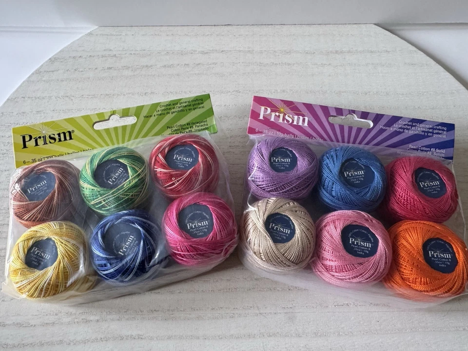 DMC Prism Pearl Cotton Thread~Size 8~Assorted Solid and Variegated Colors Set - Image 3 of 4