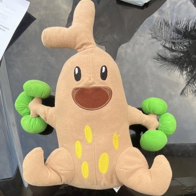 Pokémon Sudowoodo Diamond & Pearl Plush Toy Brown Green Yellow Polyester Fiber