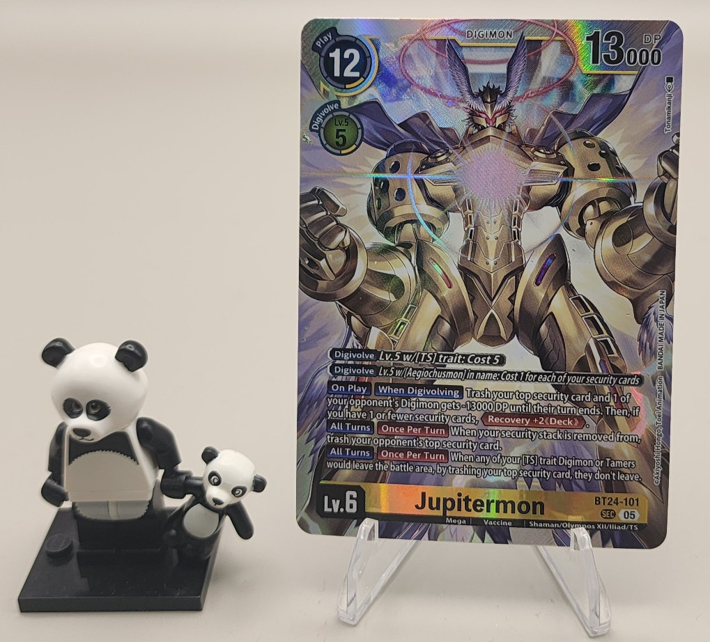 Jupitermon - BT24-101 - SEC Secret Rare - Digimon -Time Stranger