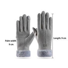 Women Ladies Warm Thick Soft Fleece Touch Screen Winter Fleece Gloves New