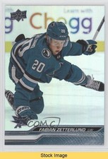 2023-24 Upper Deck Series 2 Silver Foil Fabian Zetterlund #392 READ 5ya