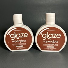 Glaze Super Color Conditioning Gloss CHOCOLATE GLEAM 190 ml 6.4 oz Lot of 2 NEW