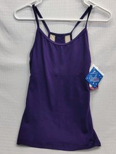NWT Motionwear True Purple" and Beige Dance/Athletic Tank Top Moisture Wicking