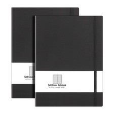 B5 College Ruled Notebook Softcover Journals 2-Pack - Large Composition Noteb...