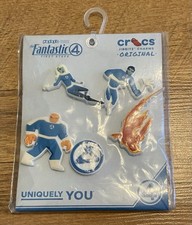 NEW Uniquely Yours Crocs Jibbitz 5 Pack Marvel Fantastic Four Pack Of 5