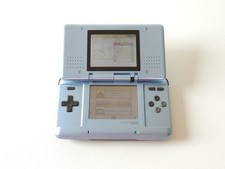 Nintendo DS (1.Gen) Blau Handheld-Spielkonsole -  Scharnier defekt