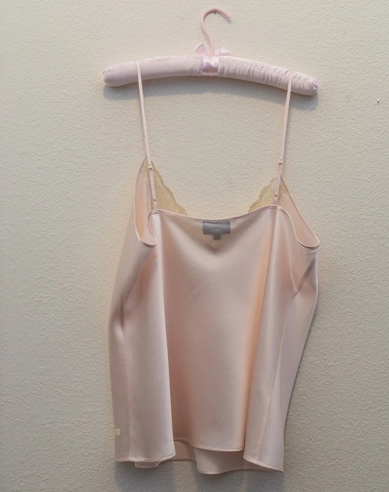 Camisola Julianna Rae 100 % seda nueva sin etiquetas - talla XXL - color dólar arena - nunca usada Foto 3 de 3