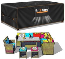 Enzeno Outdoor Garden Furniture Covers - Waterproof with Air Vent, Patio Tabl...