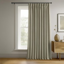 Signature Velvet Thermal Blackout Curtains for Living Room 84 Inch Long 1 Pa...