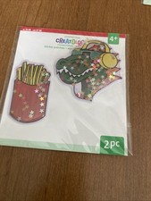 Creatology Christmas Sticker/Patches 2 Pc New