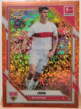 2025-26 Topps Chrome Bundesliga Chema RC Orange Mini Diamond /25 VFB Stuttgart