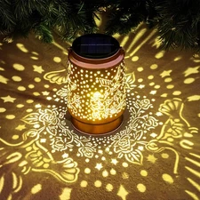 Hummingbird Solar Lanterns Outdoor Waterproof Large Solar Lantern with 2000mA...