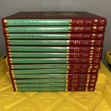 Set of 13 Nueva Enciclopedia Cumbre Spanish Encyclopedia Collier Library