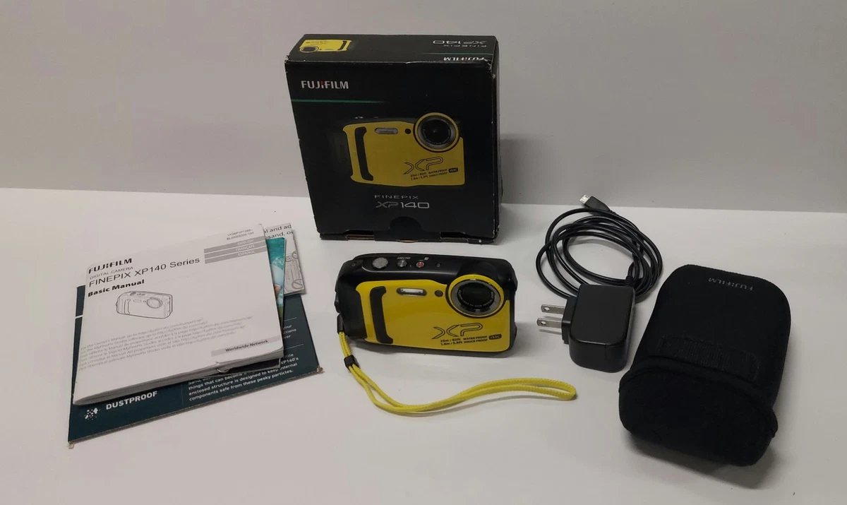 Fujifilm FinePix XP140 Gialla, Impermeabile, Fotocamera Digitale Usata, Funzionante Con Batteria - Foto 1