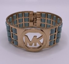 Michael Kors Logo Bracelet Rose Gold Tone Hin...