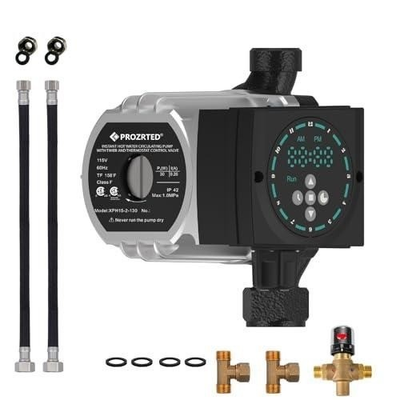 #ad Hot Water Recirculation Pump Timer Thermostat 120V Kit Nsf Brass $118.31