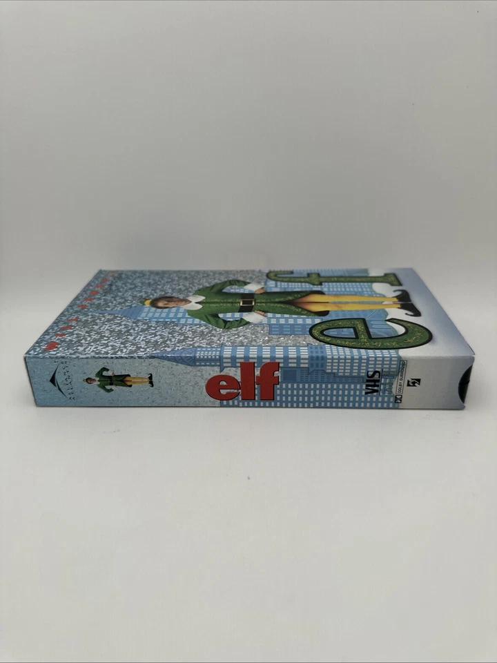 Elf (VHS 2004) Will Ferrell, James Caan, Zoey Deschanel, Rare Rental OOP HTF FS - Image 4 of 4