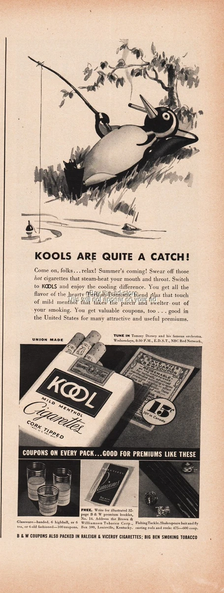 Kool Penguin In Collectible Tobacco Cigarettes for sale | eBay