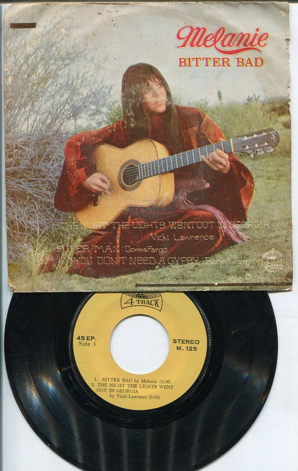 MELANIE /VICKI LAWRENCE /DONNA FARGO /ROBERT JOHN THAI EP 7" THAILAND 45RPM - Image 2 of 3