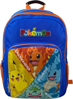 Pokémon Rucksack Schule Kinder Starter Pikachu Charmander Squirtle Bisaknosp