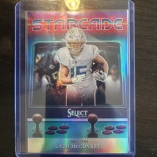 LADD MCCONKEY 2025 Select Starcade  Prizm Los Angeles Chargers Case Hit SSP