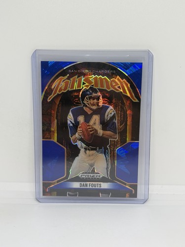 2025 Panini Prizm Black - Talismen Dan Fouts #15 Blue Ice Prizm /125