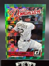 2014 Donruss Yoenis Cespedes Elite Dominators Green Foil /999 No. 13
