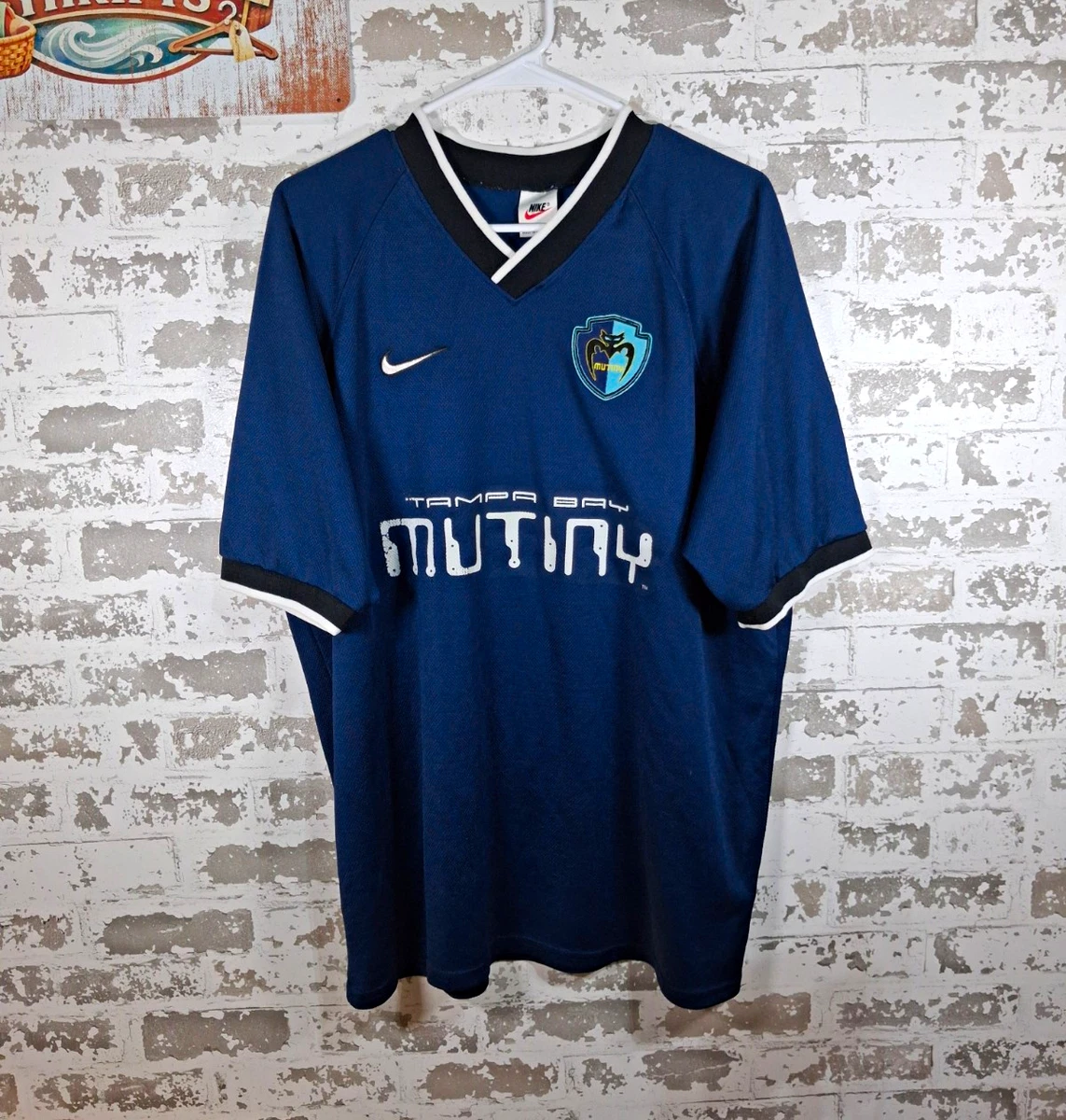 タンパベイミューティニー　97 アウェイ　nike mls Preços baixos em Tampa Bay Mutiny homens Camisas de Times