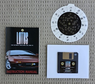Lotus Esprit Turbo Challenge Game - Gremlin - PC DOS 3.5'' Floppy