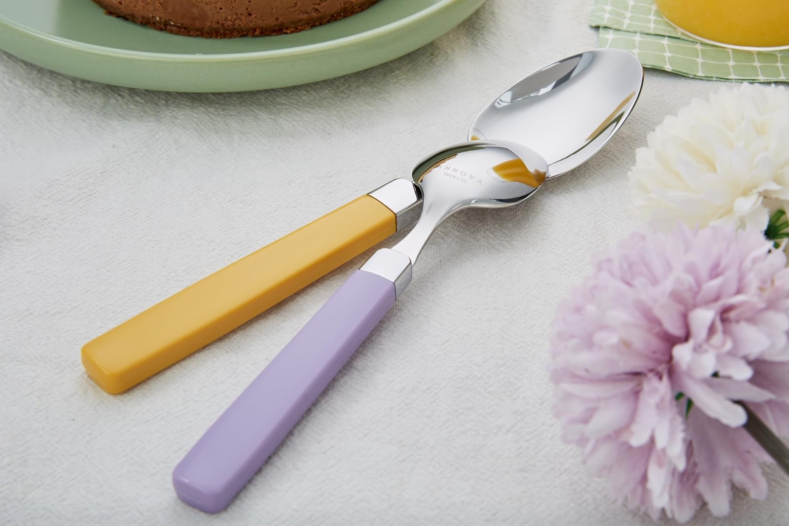 ANNOVA Silverware Set Stainless Steel Colorful Tableware Kitchen Flatware Set...