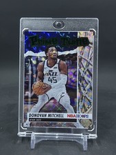 2021-22 Panini Hoops Donovan Mitchell Prime Twine Green 8/25 No. 5