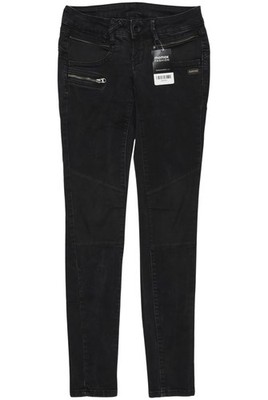 GANG Jeans Damen Hose Denim Jeanshose Gr. W25 Baumwolle Schwarz #e9dolch