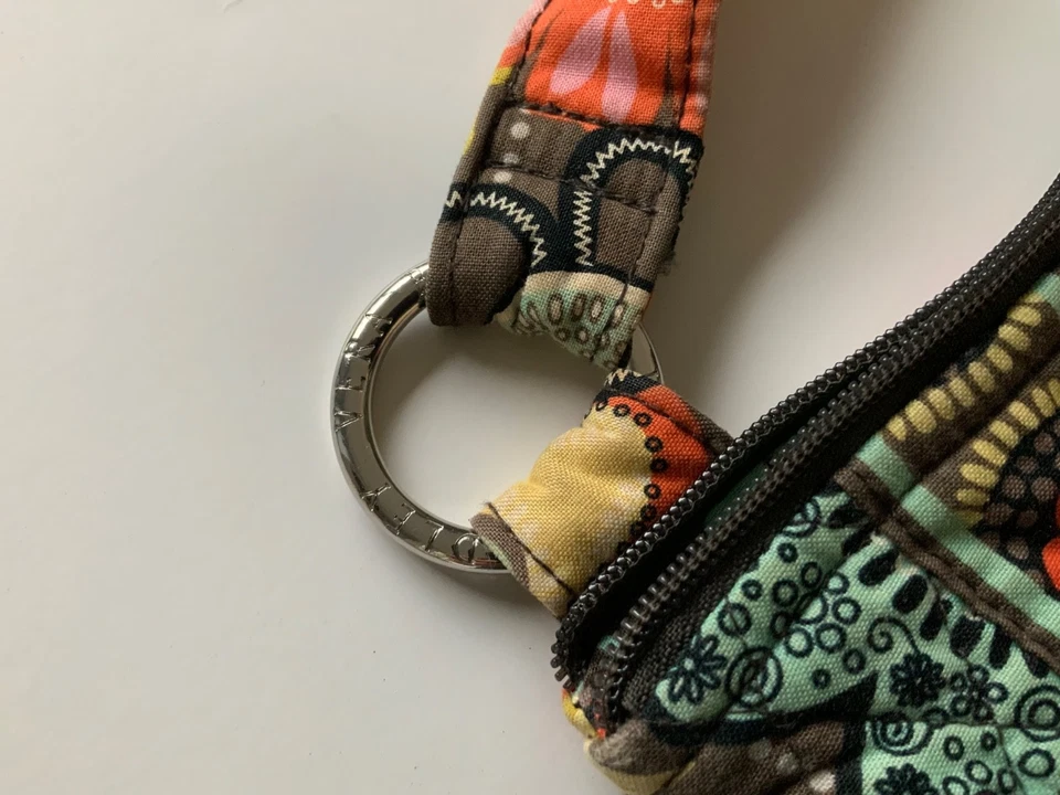 Vera Bradley оранжевый желтый коричневый порошок синий цветочный сумка через плечо б/у в отличном состоянии - Изображение 4 из 4