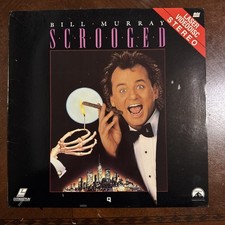 Scrooged Laserdisc Bill Murray Very Good Condition