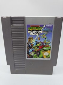 Teenage Mutant Ninja Turtles III Manhattan Project for Nintendo NES + Manual!