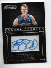 2012-13 Panini Timeless Treasures Glass Rookie /499 Kyle Singler #234 Auto