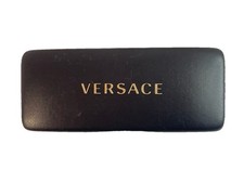 Versace Authentic Hard Eyeglasses Case in Black Discontinued Sunglasses Case