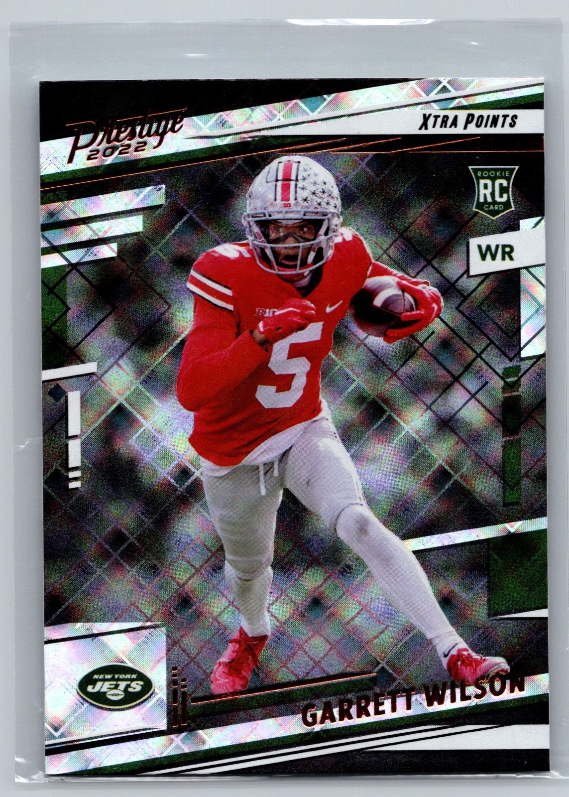 2022 Panini Prestige #308 Garrett Wilson Xtra Points Diamond RC