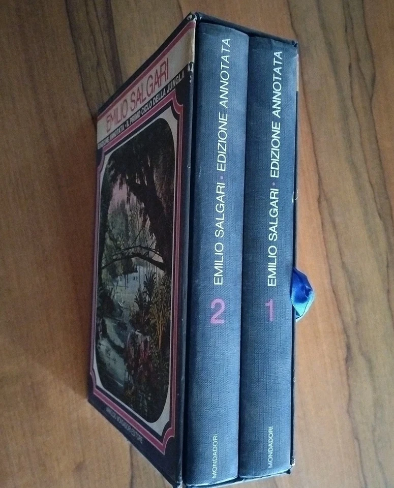 Emilio Salgari - Edizione Annotata - Il Primo Ciclo della Jungla -Mondadori 1969 - Immagine 3 di 4