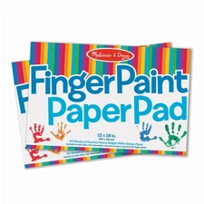  Melissa & Doug Finger Paint Paper Pad (12 x 18 inches) - 50 She