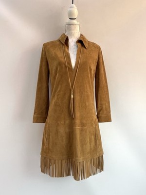 Jitrois Suede Midi Dress Size 42