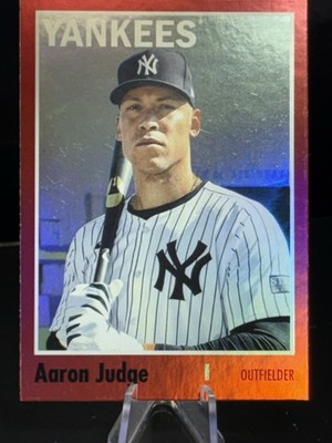 2024 Topps Archives Aaron Judge  # 162  RED # 43/50  SP   YANKEES