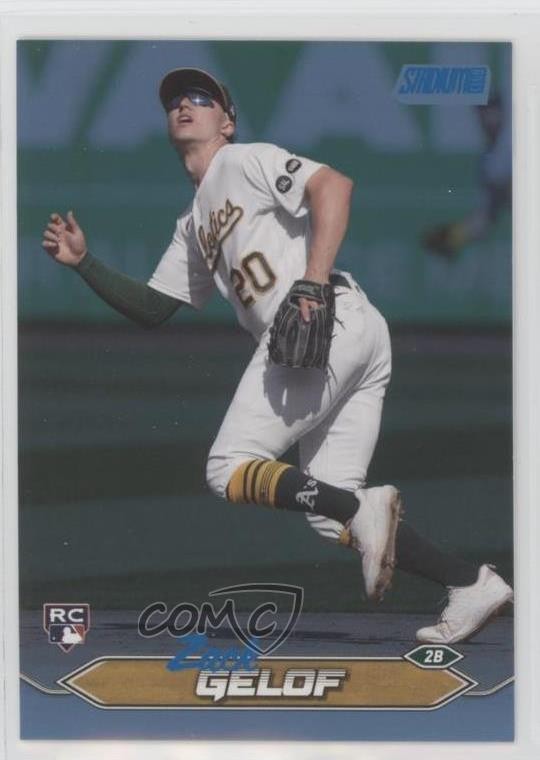 2024 Topps Stadium Club Blue Foil 18/50 Zack Gelof #281 Rookie RC 1e92