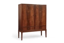 Large Mid Century Danish Modern Rosewood Cabinet 1960s