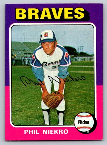 1975 Topps Phil Niekro #130 - Atlanta Braves