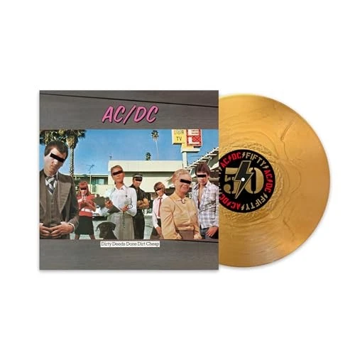 Sony Music Cmg - AC/DC - DIRTY DEEDS DONE DIRT CHEAP Gold LP Vinyl  REL - D15z