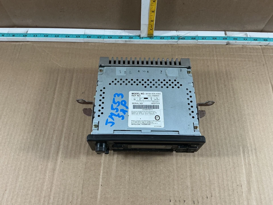 Reproductor de CD receptor de radio Honda Odyssey 2003-2004 39100-S0X-A300 Foto 4 de 4